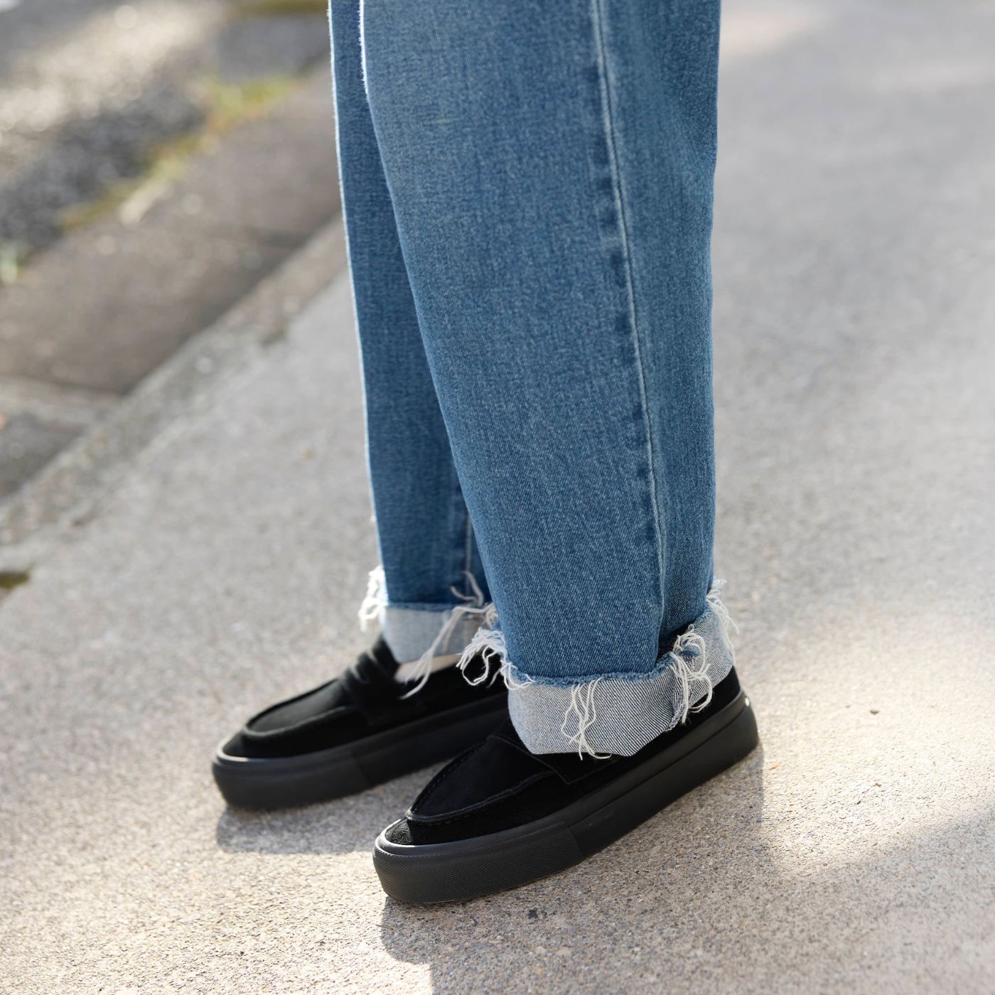 PENNY Suede Black Mono